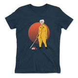 Kill Bill Mrs.santa Womens T-Shirt in Midnight Navy color