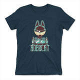 Robocat Womens T-Shirt in Midnight Navy color