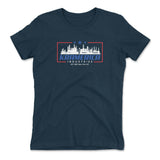 Kramerica Industries Womens T-Shirt in Midnight Navy color