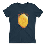 I Believe In Science Womens T-Shirt in Midnight Navy color