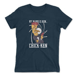 Chicken Spy Womens T-Shirt in Midnight Navy color