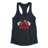 Fart And Furious Womens Racerback Tank in Midnight Navy color