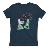 I Think You're Overreacting Womens T-Shirt in Midnight Navy color