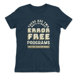 How Many Ways To Write Error Free Programs Womens T-Shirt in Midnight Navy color