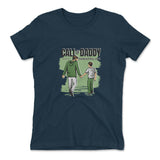 Call Of Daddy Womens T-Shirt in Midnight Navy color