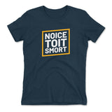 Noice Toit Smort Womens T-Shirt in Midnight Navy color