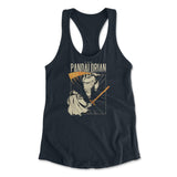 The Pandalorian Womens Racerback Tank in Midnight Navy color