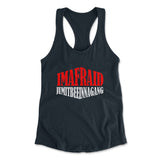 Imafraid Jumitbeeinnagang Womens Racerback Tank in Midnight Navy color