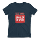 Spoiler Alert Womens T-Shirt in Midnight Navy color