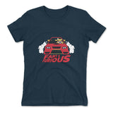 Fart And Furious Womens T-Shirt in Midnight Navy color
