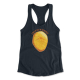 I Believe In Science Womens Racerback Tank in Midnight Navy color