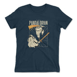 The Pandalorian Womens T-Shirt in Midnight Navy color