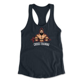 Cross Training Womens Racerback Tank in Midnight Navy color