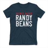 Secret Agent Randy Beans Womens T-Shirt in Midnight Navy color