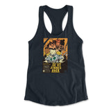 Cat Wars - The Vet Strikes Again Womens Racerback Tank in Midnight Navy color