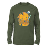 Baby Gouda Men/Unisex Drop Shoulder Sweatshirt in Military Green color