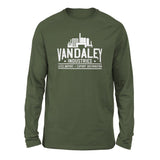 Vandaley Industries Men/Unisex Drop Shoulder Sweatshirt in Military Green color