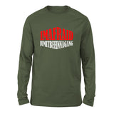 Imafraid Jumitbeeinnagang Men/Unisex Drop Shoulder Sweatshirt in Military Green color