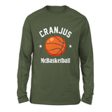 Cranjus Mcbasketball Men/Unisex Drop Shoulder Sweatshirt in Military Green color