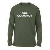 Gal Godonut Men/Unisex Drop Shoulder Sweatshirt in Military Green color