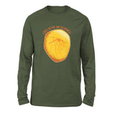 I Believe In Science Men/Unisex Drop Shoulder Sweatshirt in Military Green color