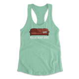 You're In My Spot Womens Racerback Tank in Mint color