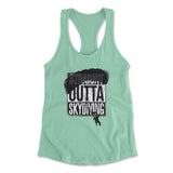 Straight Outta Skydiving Womens Racerback Tank