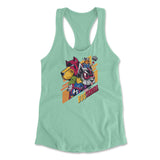 Dogvengers Womens Racerback Tank in Mint color