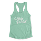 Diddy Doodat Womens Racerback Tank in Mint color