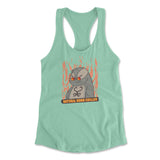Natural Born Chiller Womens Racerback Tank in Mint color