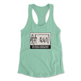 Why Science Teachers Should Not Be Given Playground Duty Womens Racerback Tank in Mint color