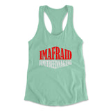 Imafraid Jumitbeeinnagang Womens Racerback Tank in Mint color