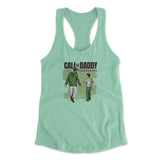 Call Of Daddy Womens Racerback Tank