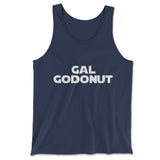 Gal Godonut Men/Unisex Tank in Navy color