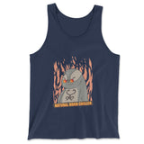 Natural Born Chiller Men/Unisex Tank in Navy color