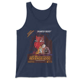 Cat Wars - Revenge Of The Dog Men/Unisex Tank in Navy color