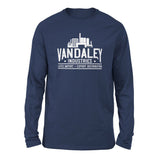 Vandaley Industries Men/Unisex Drop Shoulder Sweatshirt in Navy color