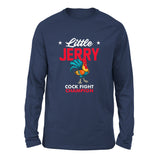 Little Jerry Men/Unisex Drop Shoulder Sweatshirt in Navy color