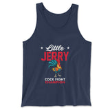 Little Jerry Men/Unisex Tank in Navy color
