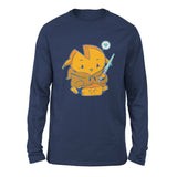 Baby Gouda Men/Unisex Drop Shoulder Sweatshirt in Navy color