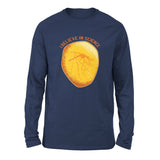 I Believe In Science Men/Unisex Drop Shoulder Sweatshirt in Navy color