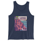 Coast Malone Men/Unisex Tank in Navy color