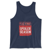 Spoiler Alert Men/Unisex Tank in Navy color