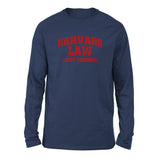Harvard Law, Just Kidding Men/Unisex Drop Shoulder Sweatshirt in Navy color