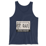 Why Science Teachers Should Not Be Given Playground Duty Men/Unisex Tank in Navy color