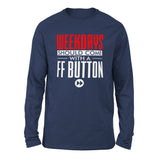 Weekdays Should Come With A Ff Button Men/Unisex Drop Shoulder Sweatshirt in Navy color