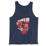 Power Loops Men/Unisex Tank in Navy color