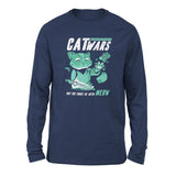 Cat Wars - May The Force Be With Meow Men/Unisex Drop Shoulder Sweatshirt
