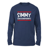 Simmy Kantstandyourbitz Men/Unisex Drop Shoulder Sweatshirt in Navy color
