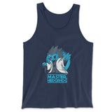 Master Hedgehog Men/Unisex Tank in Navy color